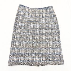 Basler Patterned Straight Pencil Skirt Black Multicolor Size 36